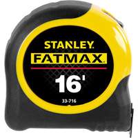 FatMax&reg; Measuring Tape, 1-1/4" x 16', 16ths of an Inch Graduations NRZ Safety Inc.