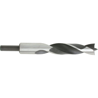 Brad Point, Wood Drills, 1", 8-5/8" Length, 1/2" Shank NRZ Safety Inc.