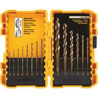 Pilot Point&reg; Drill Bit Set, 14 Pieces, High Speed Steel NRZ Safety Inc.