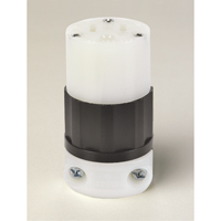 Grounding Straight Blade Connector, 5-15R, Nylon NRZ Safety Inc.