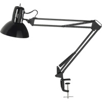 Lampes de bureau &agrave; pince - Bras flexible, 100 W, Incandescente, Pinces serre-joints, Noir NRZ Safety Inc.