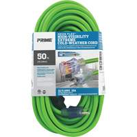 Neon Flex&reg; High Visibility Extension Cord, Outdoor, SJTW, 12/3 AWG, 15 A, 50' NRZ Safety Inc.