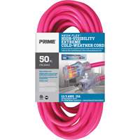 Neon Flex&reg; High Visibility Extension Cord, Outdoor, SJTW, 12/3 AWG, 15 A, 50' NRZ Safety Inc.