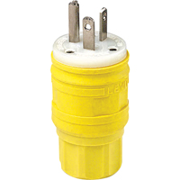 Pris &agrave; lames droites &eacute;tanche Wetguard, Plastique, 20 A, 250 V NRZ Safety Inc.