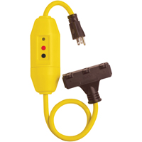 GFCI Protected Tri-Cords, 120 V, 15 A, 2' Cord NRZ Safety Inc.