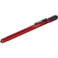 Lampe stylo Stylus, DEL, 11 lumens, Corps en Aluminium, piles AAAA, Compris NRZ Safety Inc.