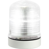 Streamline&reg; Modular Multifunctional LED Beacons, Continuous/Flashing/Rotating, Clear NRZ Safety Inc.