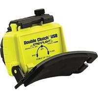 Double Clutch USB Headlamp, LED, 125 Lumens, 3.5 Hrs. Run Time, Rechargeable Batteries NRZ Safety Inc.