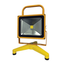 Projecteurs portatifs et rechargeables, DEL, 30 W, 3000 lumens, Boîtier en Aluminium NRZ Safety Inc.