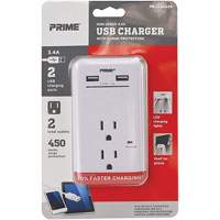 Prime&reg; USB Charger with Surge Protector NRZ Safety Inc.