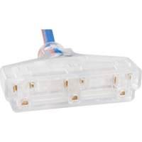 TPE-Rubber Extension Cord with Light Indicator, All-Weather, SJEOW, 12/3 AWG, 15 A, 3 Outlet(s), 25' NRZ Safety Inc.