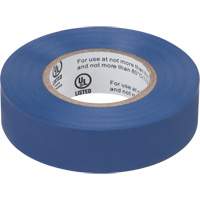 Ruban isolant, 19 mm (3/4") x 18 m (60'), Bleu, 7 mils NRZ Safety Inc.
