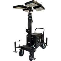 Beacon LED Four-Light Tower, Diesel/Electric, 800 Watts, 120000 Lumens, 17' High NRZ Safety Inc.
