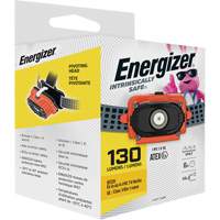 Lampe frontale &agrave; s&eacute;curit&eacute; intrins&egrave;que, DEL, 130 lumens, 6 hres de fonctionnement, piles AAA NRZ Safety Inc.