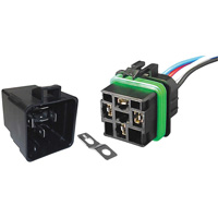 Weather-Resistant Sealed Relay & Pigtail Combo Pack, Mini-Breaker, 30 Amps, 24 V NRZ Safety Inc.
