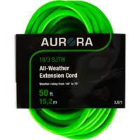 Cordon rallonge de calibre industriel, Toutes saisons, SJTW, AWG 10/3, 15 A, 50' NRZ Safety Inc.