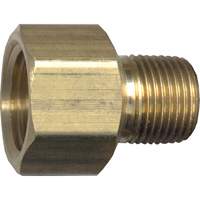 Pipe Adapter, FPT x NPT, 1/4" x 1/8" Dia., Brass NRZ Safety Inc.