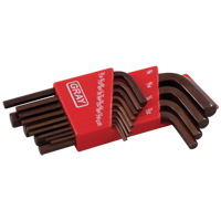 Short Arm Hex Key Set, 13 Pcs., Imperial NRZ Safety Inc.